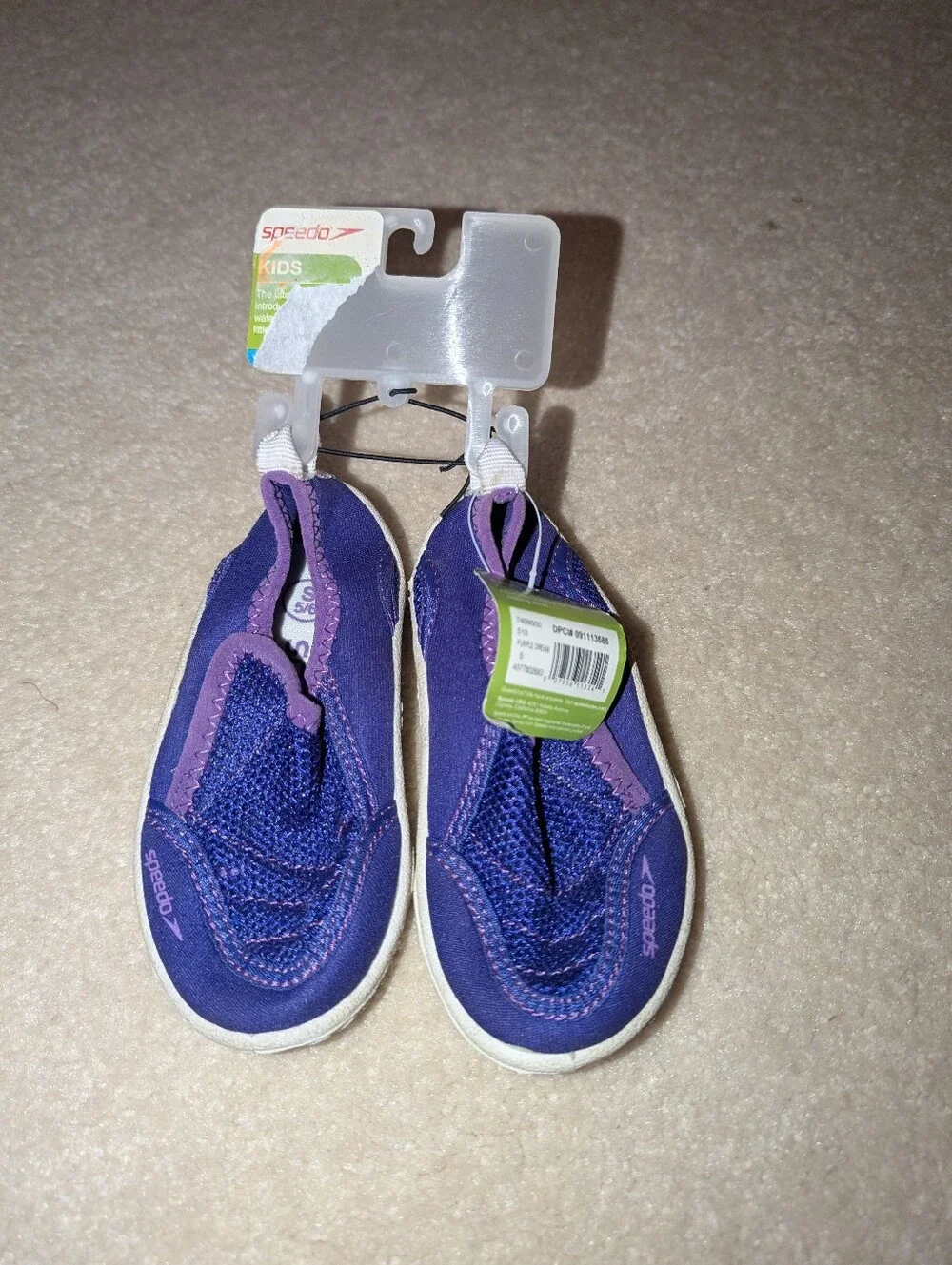 Nwt Speedo Purple Kids Shoes Sz S 5-6